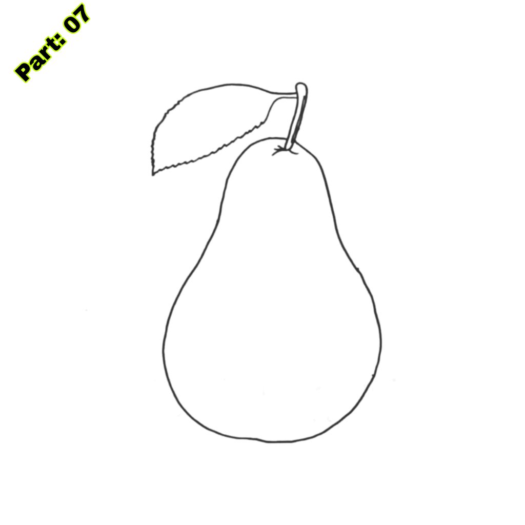 Pear Drawing