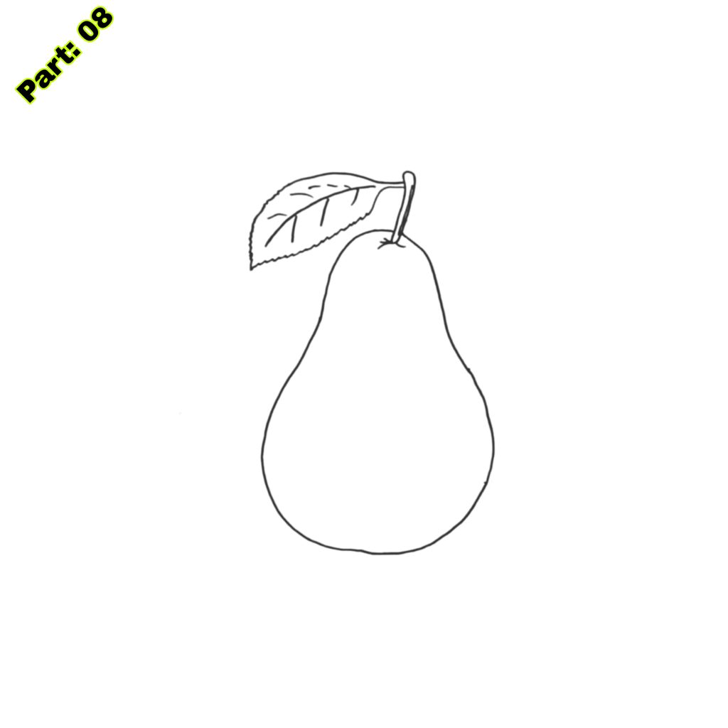 Pear Drawing