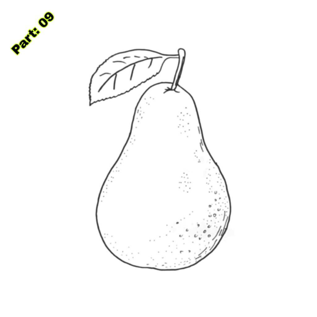 Pear Drawing