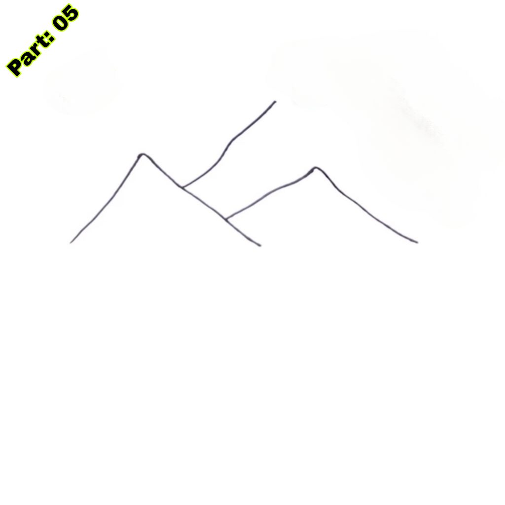 Easy Mountain Drawing