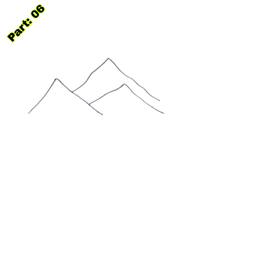 Easy Mountain Drawing