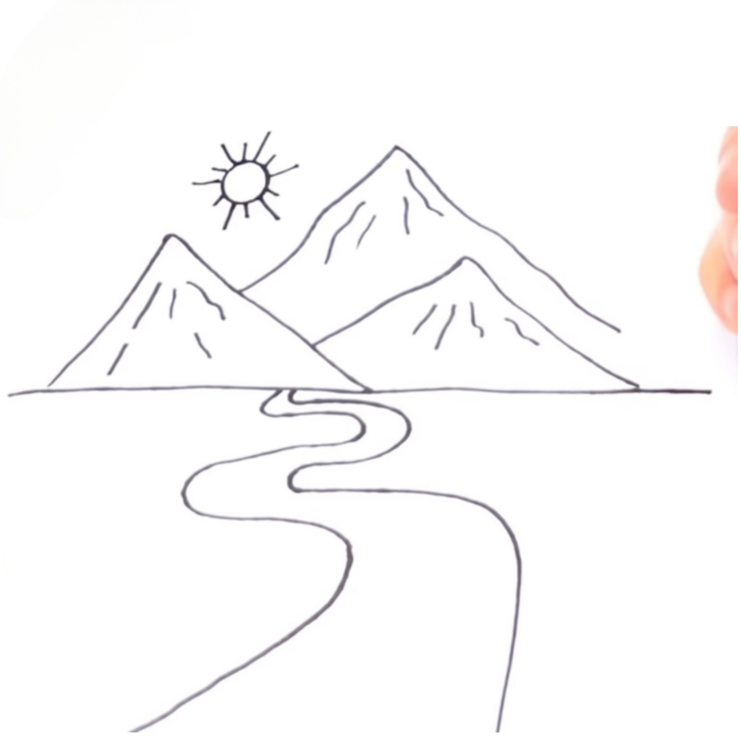 Read more about the article Easy Mountain Drawing for Kids in Under 5 Minutes