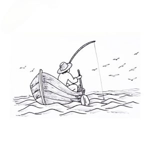 Read more about the article Exciting Drawing of Fishing for Kids (5X Easier)