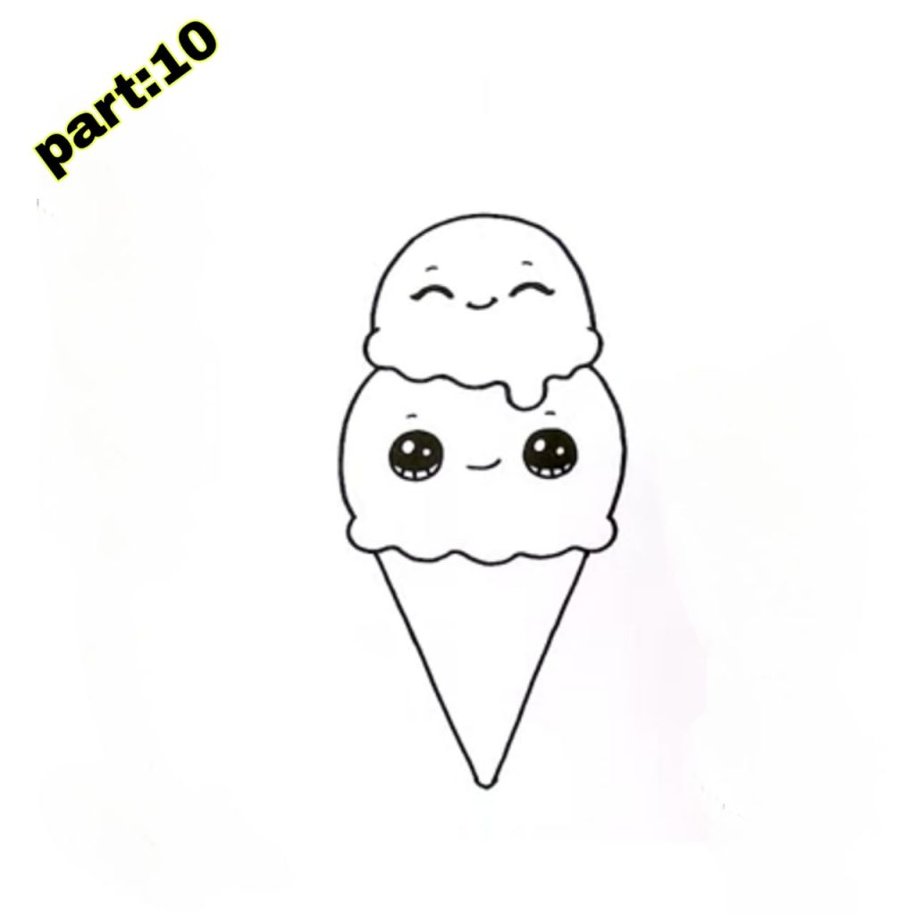 Ice Cream Cone Drawing