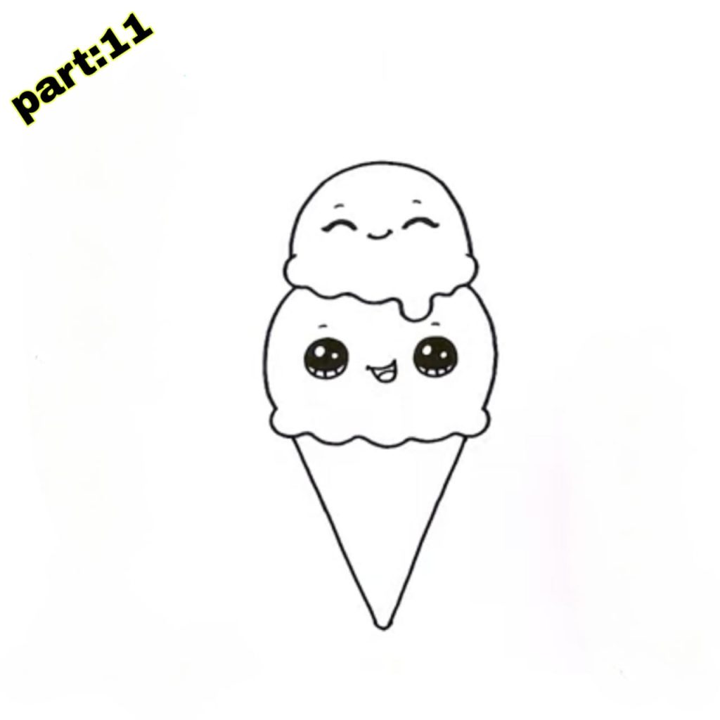 Ice Cream Cone Drawing