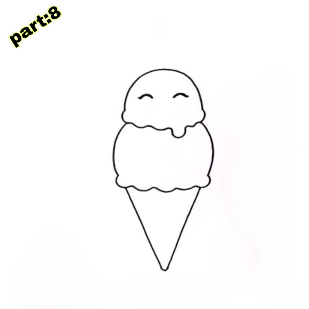 Ice Cream Cone Drawing