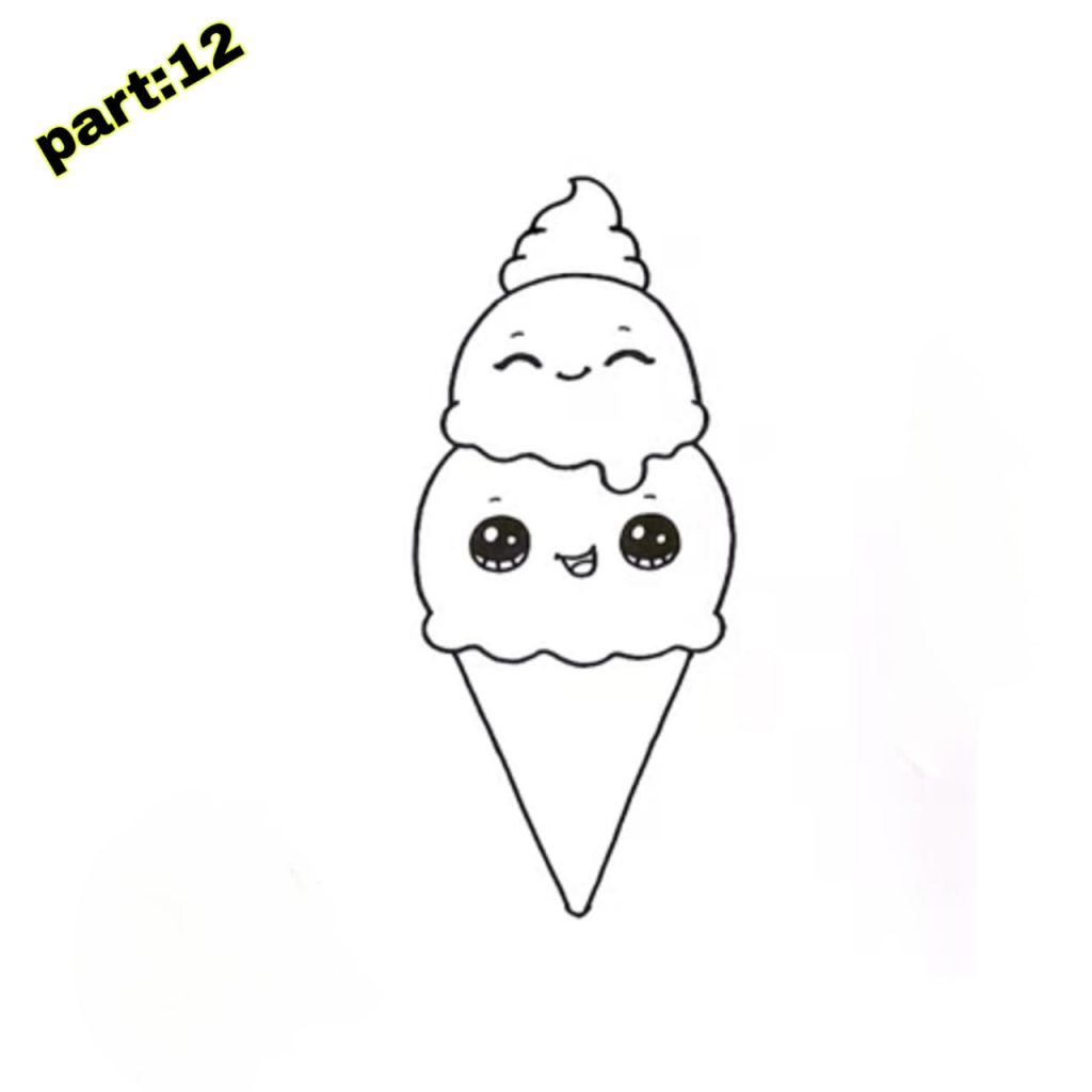 Ice Cream Cone Drawing