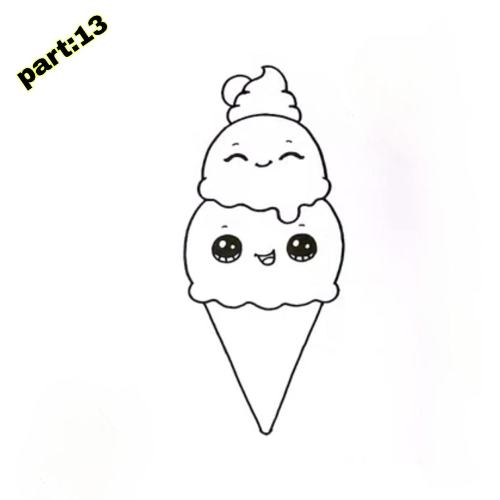 Ice Cream Cone Drawings