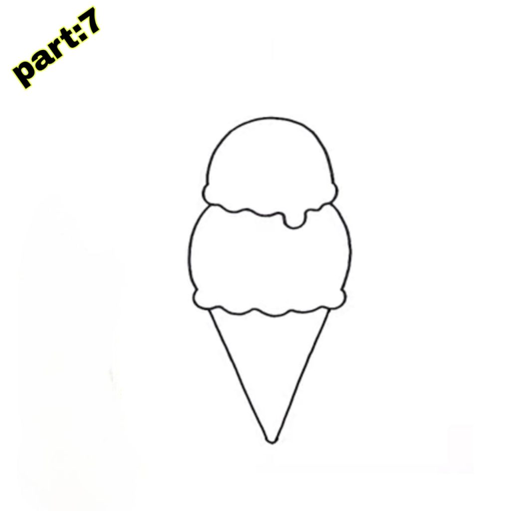 Ice Cream Cone Drawing