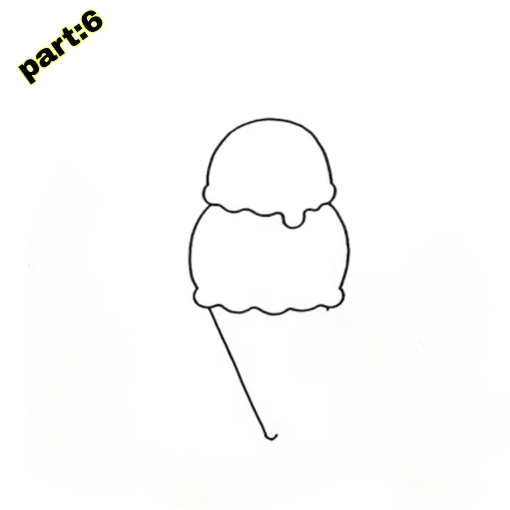 Ice Cream Cone Drawing