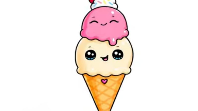 Ice Cream Cone Drawings