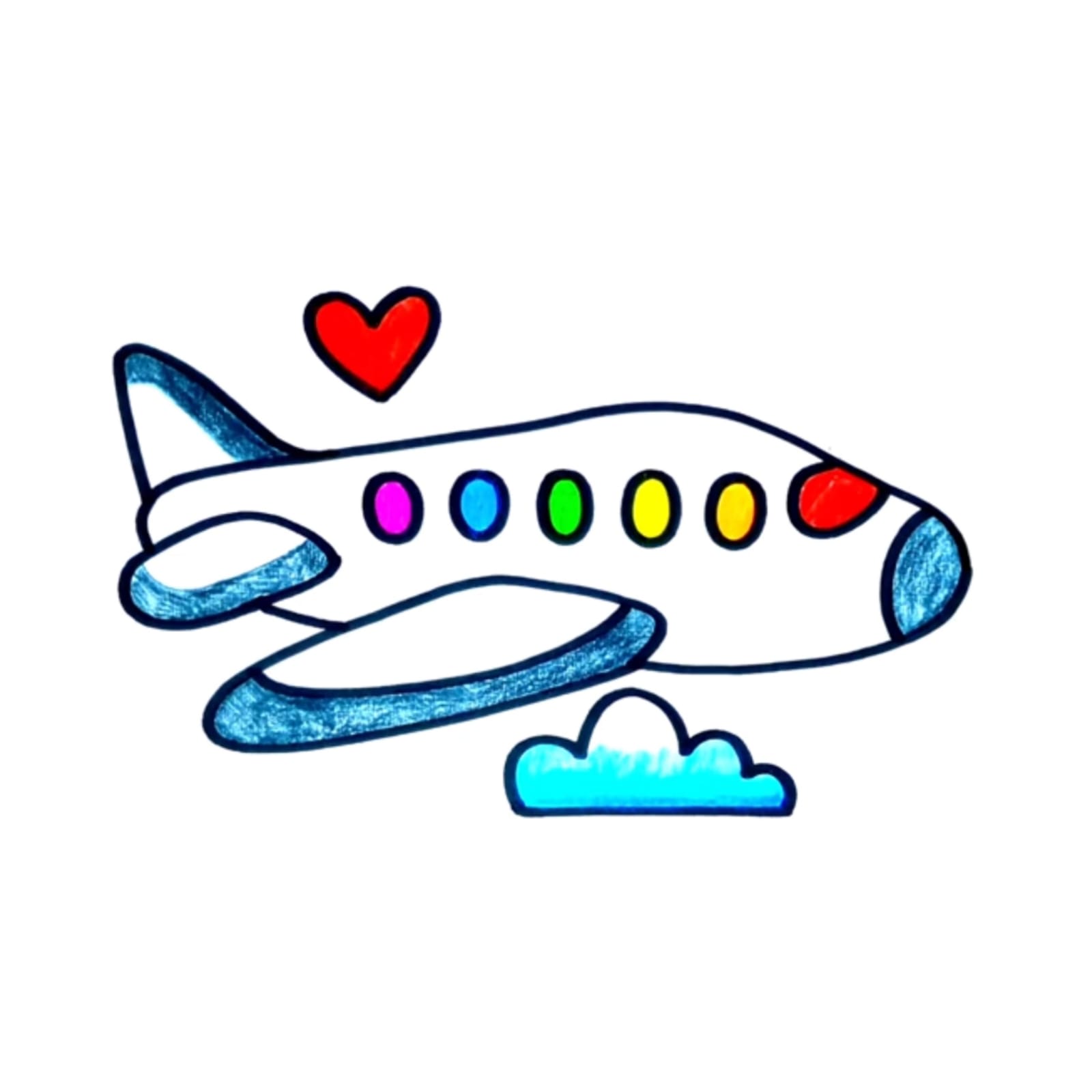 Read more about the article Stunning Cartoon Airplane Drawing for Kids (5X Easier)