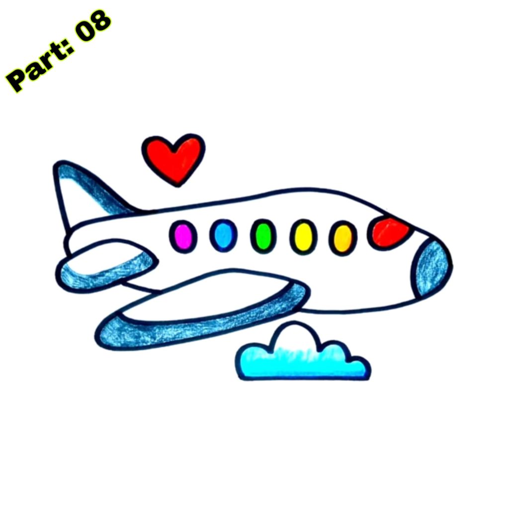 Cartoon Airplane Drawing