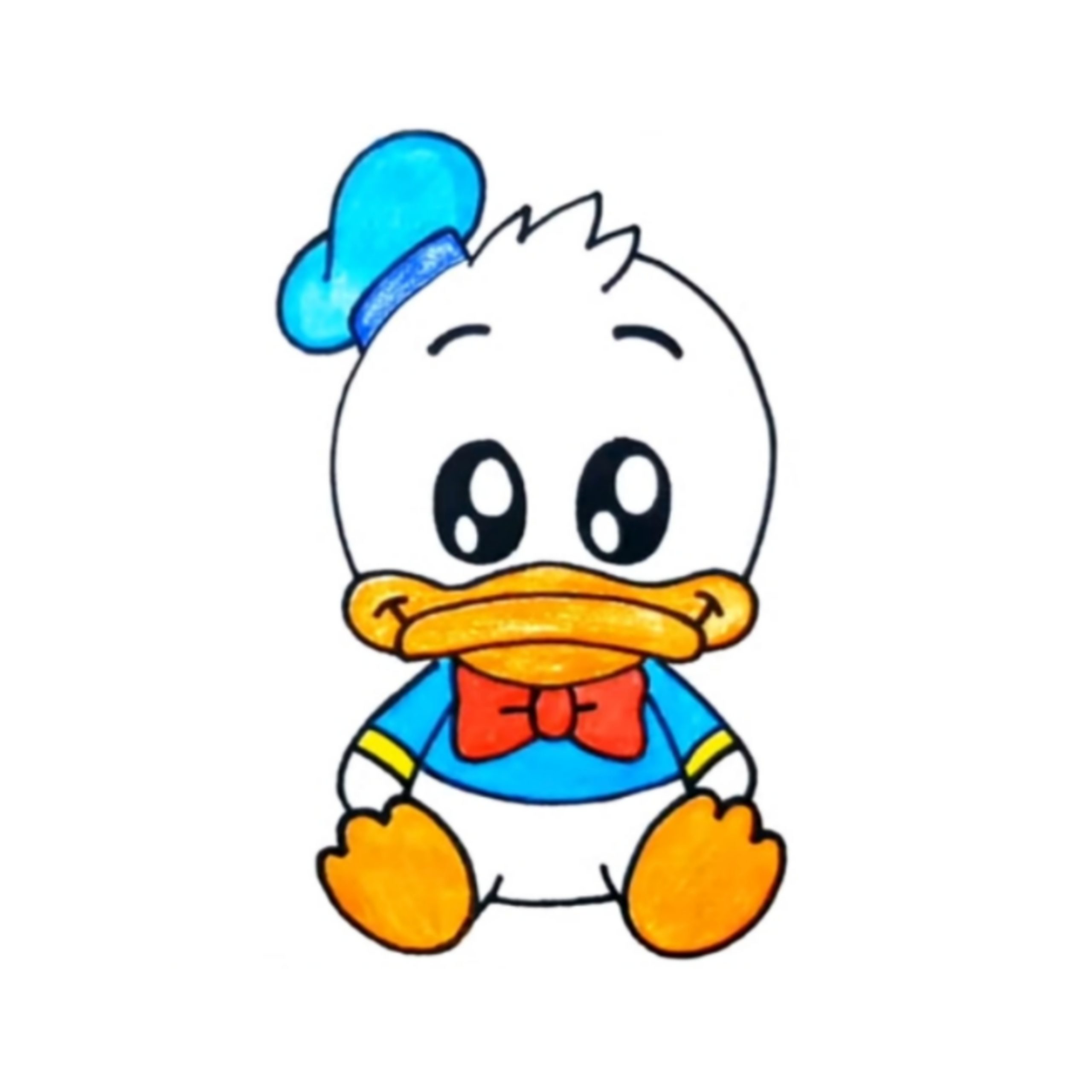 Read more about the article Exclusive Donald Duck Drawing in Under 3 Minutes