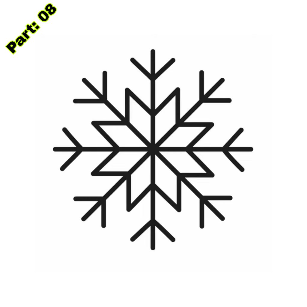 Easy Snowflake Drawing