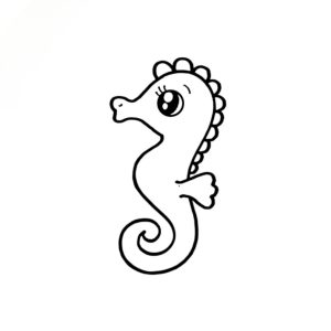 Read more about the article Beautiful Seahorse Drawing in Under 3 Minutes