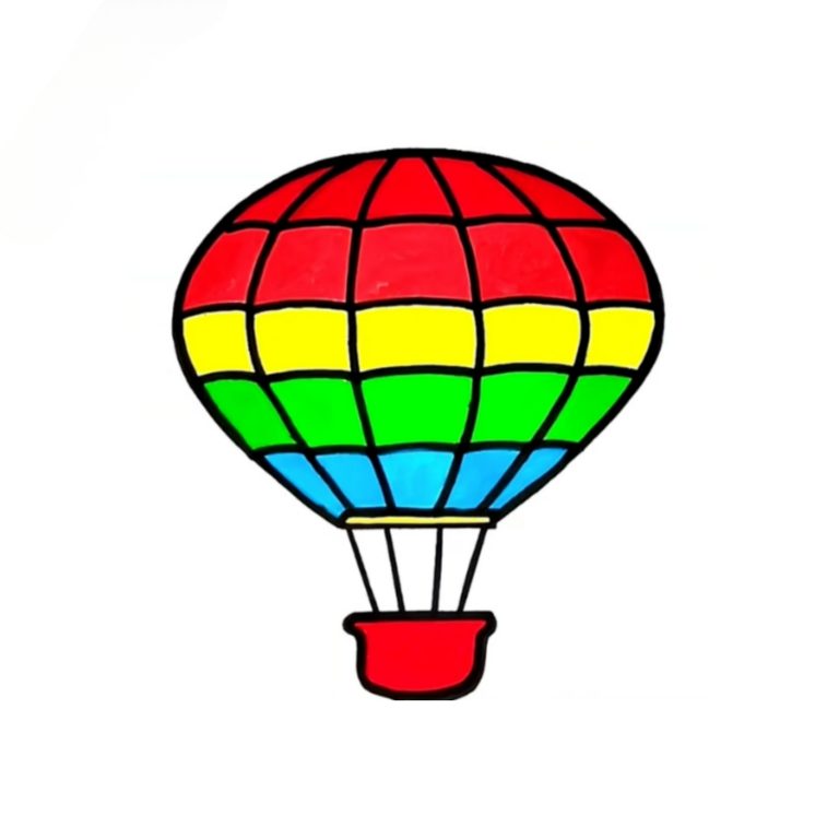 Hot Air Balloon drawing